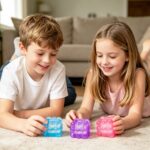 Gel-Filled Squishy Stress Cube, Blue