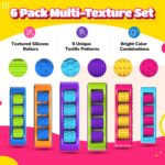 Sensory Fidget Toys, 6-Pack Quiet Textured Fidgets