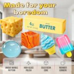 Slow Rebound Cute Butter Squeeze, 2026 New Squeeze Ball Realistic Butter Stick Soft Squeeze Toys