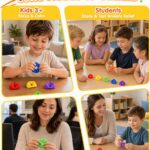 Sensory Fidget Toys 6-Pack, Flip Stress Relief Adults Teens