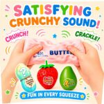 4-Pack Crunchy Squishy Pack Sensory Fidget Desk Toys