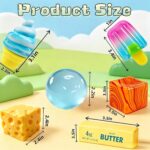 Slow Rebound Cute Butter Squeeze, 2026 New Squeeze Ball Realistic Butter Stick Soft Squeeze Toys