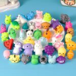 30-Pack Squishy Toys, Mini Mochi Squishies, Cute Kawaii Animal Squishy Pack