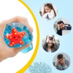 Glow-in-the-Dark Squishy Stress Cube, Blue