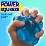 Jumbo Gel-Filled 2.55 in Squishy Stress Cube, Blue
