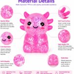 Slow-Rising Axolotl Squishy Stress Ball, Pink