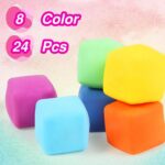 24-Pack Slow-Rising Squishy Stress Cubes
