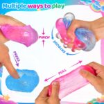 4-Pack Solid-Color Squishy Stress Cubes