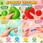 4-Pack Crunchy Squishy Pack Sensory Fidget Desk Toys