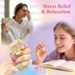 24-Pack Glitter Squishy Stress Cubes