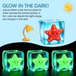 Glow-in-the-Dark Squishy Stress Cube, Blue