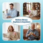 4-Pack Ocean-Themed Squishy Stress Cubes