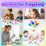 24-Pack Stress Cube Squishy Toys, Slow Rising Stress Cubes, Soft Fidget Toys