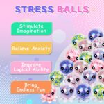 12-Pack Fidget Stress Balls, Cute Octopus Stress Ball