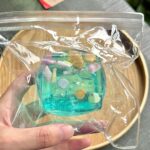 Solid-Color Squishy Stress Cube, Seashell