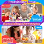 4-Pack Color Sorting Squeeze Toys