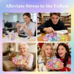 24-Pack Glitter Squishy Stress Cubes
