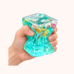 Solid-Color Squishy Stress Cube, Seashell