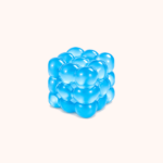 Gel-Filled Squishy Stress Cube, Blue