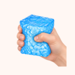 4-Pack Solid-Color Squishy Stress Cubes