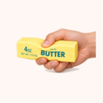 Slow Rebound Cute Butter Squeeze, 2026 New Squeeze Ball Realistic Butter Stick Soft Squeeze Toys