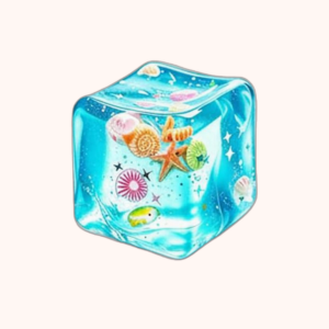 4-Pack Ocean-Themed Squishy Stress Cubes