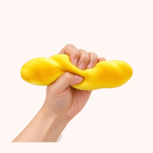24-Pack Squishy Pack, Slow Rising TPR Sensory Fidget Toys shown in hand