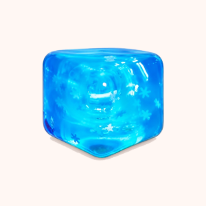 4-Pack Slow-Rising Squishy Stress Cubes, Assorted Colors