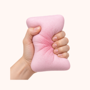 Bread Butter Squishy, Slow Rising Squishy, Stress Balls, Fidget Toy shown in hand